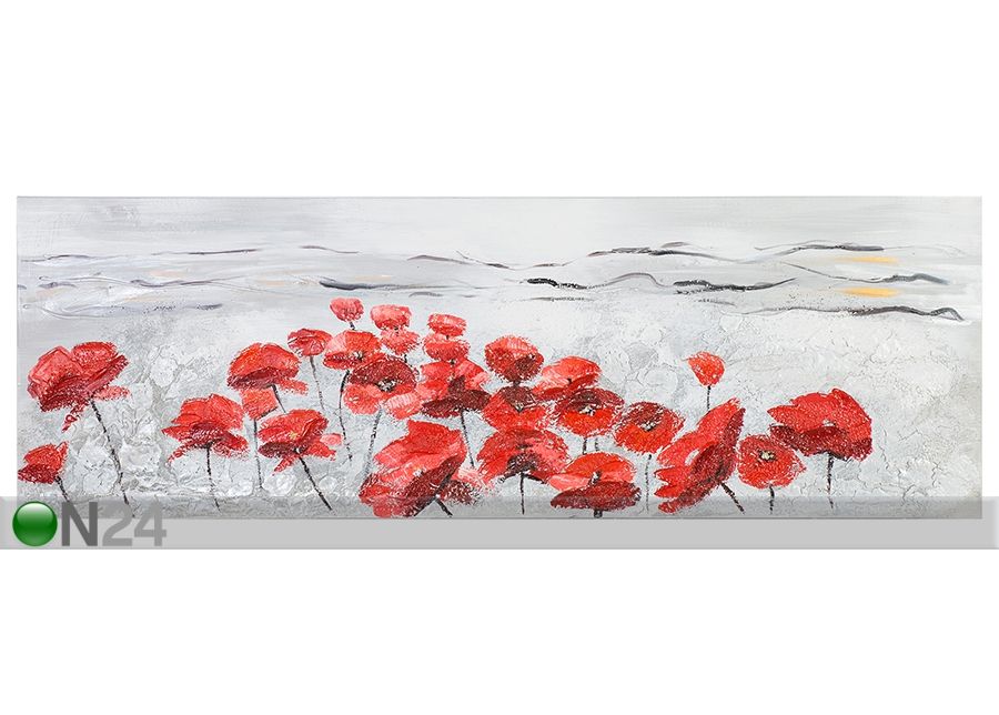 Öljymaalaus UNIKKOPELTO 50x150 cm kuvasuurennos