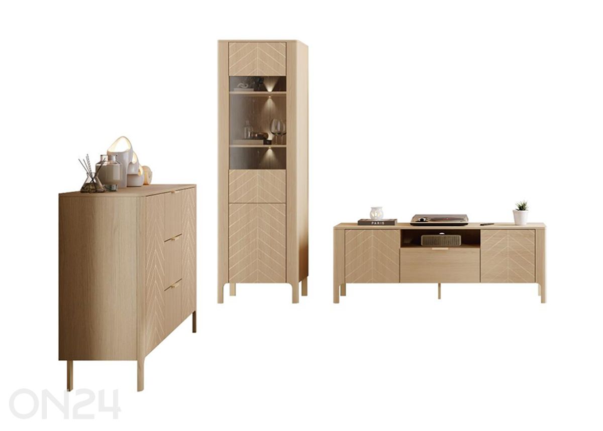 Olohuoneen kalusteryhmä Malumi + LED kuvasuurennos