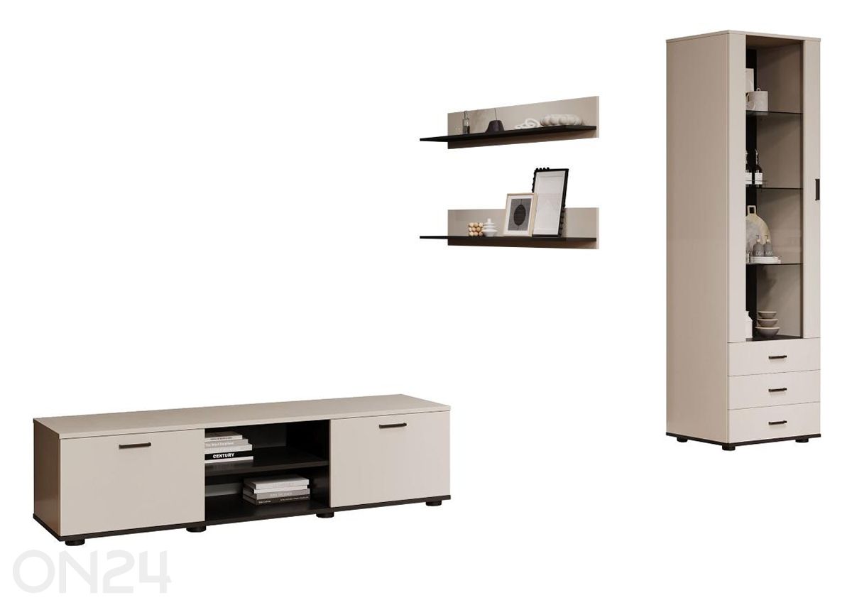 Olohuoneen kalustesarja Soho VII + LED kuvasuurennos