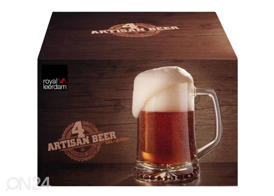 Oluttuoppi Royal Leerdam Artisan, 32 cl, 4 kpl kuvasuurennos