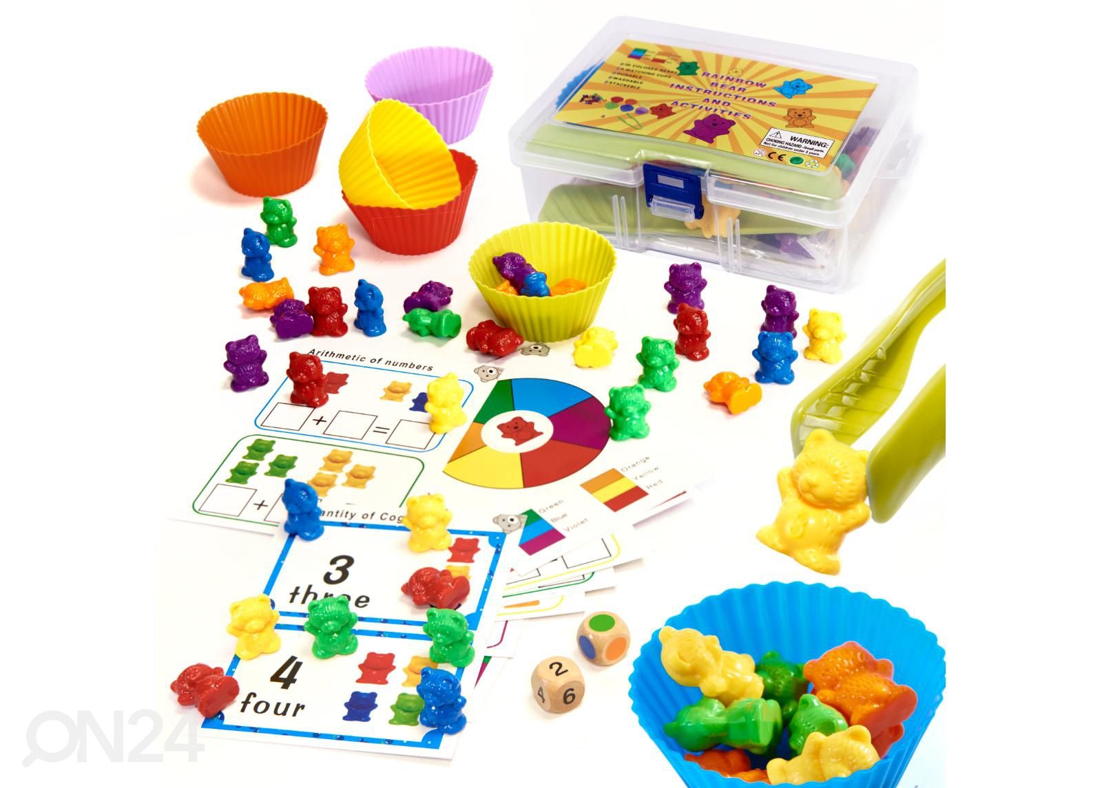 Oppimislelu Teddy Bears 44 osaa kuvasuurennos