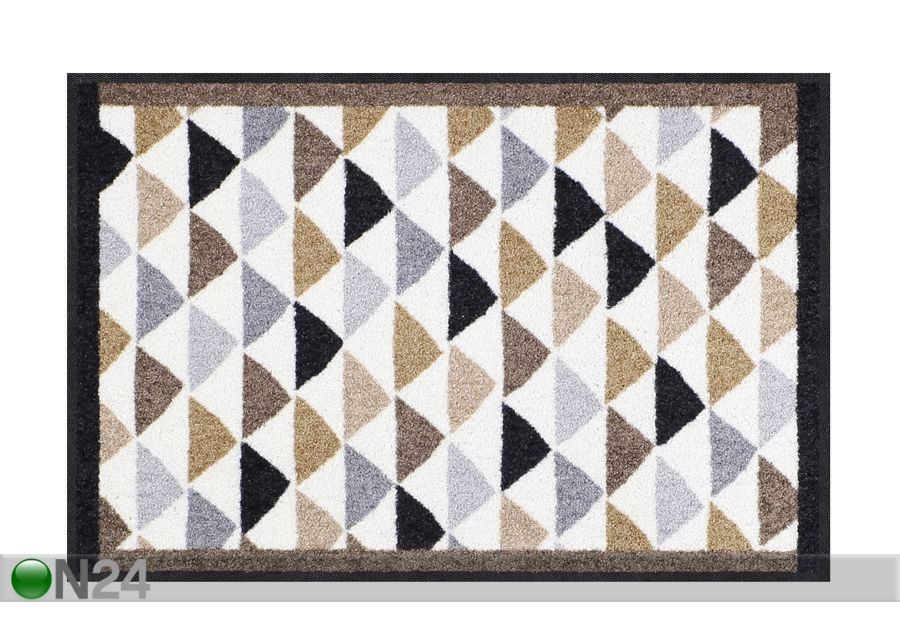 Ovimatto Color Triangles city-chic 50x75 cm kuvasuurennos