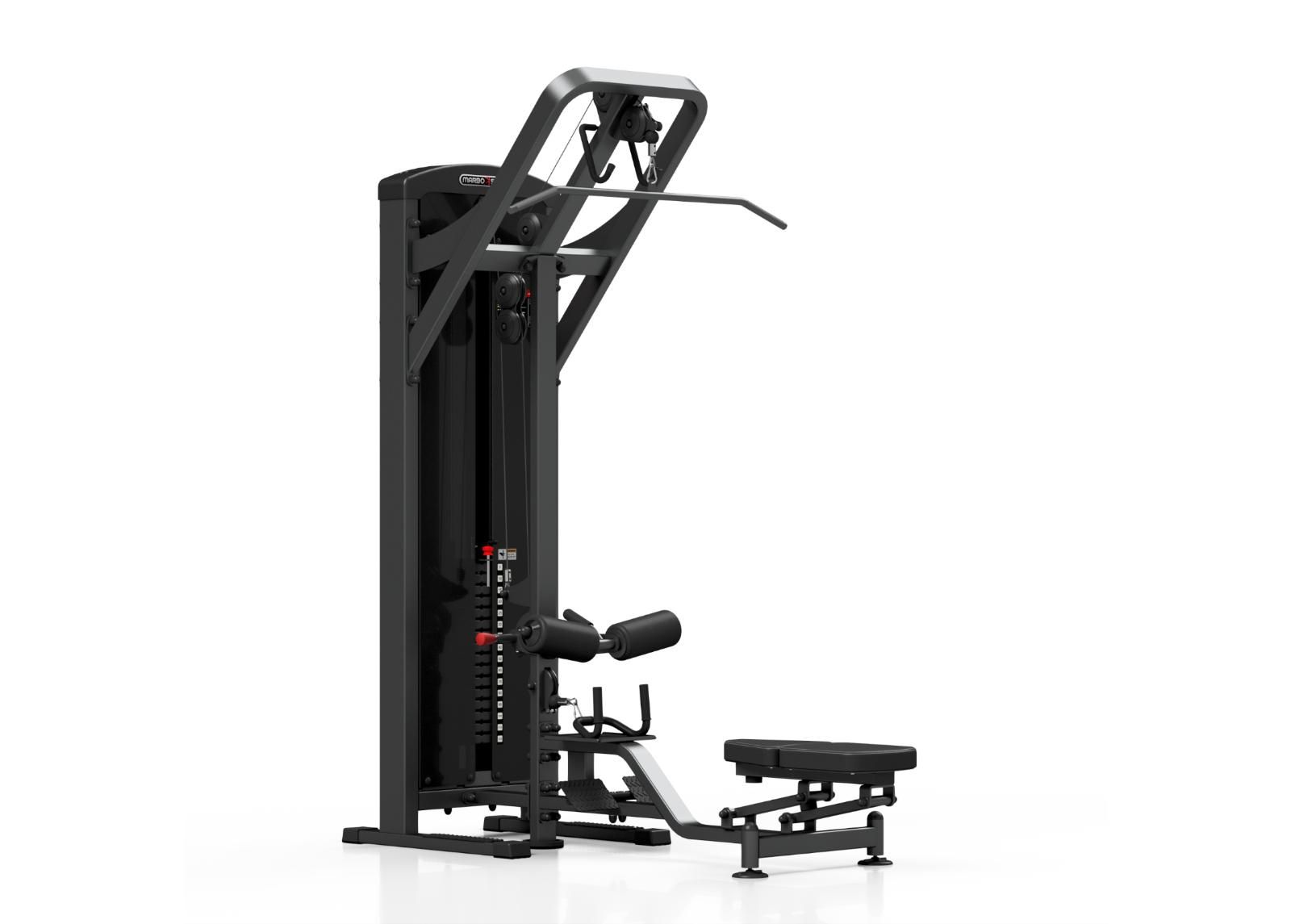 Painonnosto- ja soutulaite painoilla t 2-in-1 Sports MARBO Sort kuvasuurennos