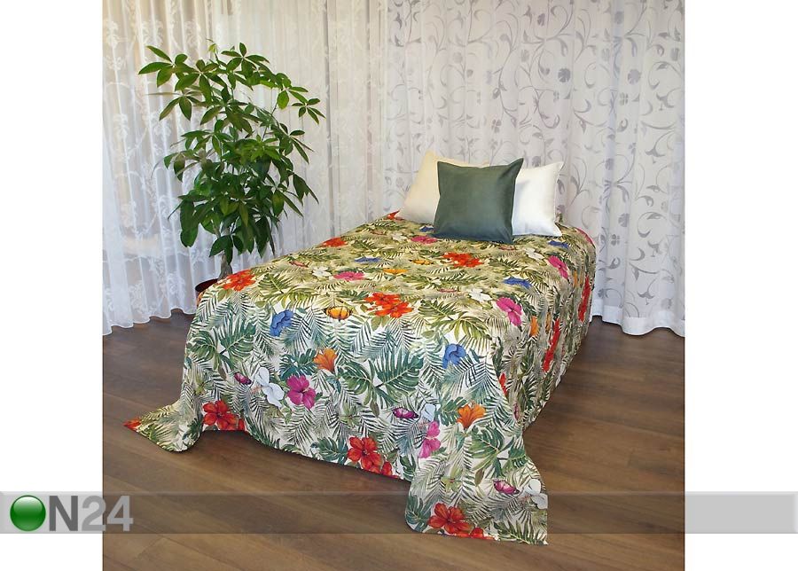 Päiväpeitto KUKAT 180x240 cm kuvasuurennos