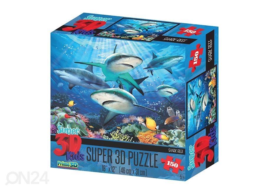 Palapeli 3D Hait 150 osaa kuvasuurennos