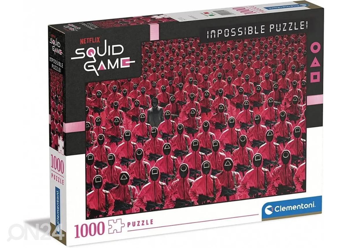 Palapeli Clementoni Impossible Squid Game 1000 palaa kuvasuurennos