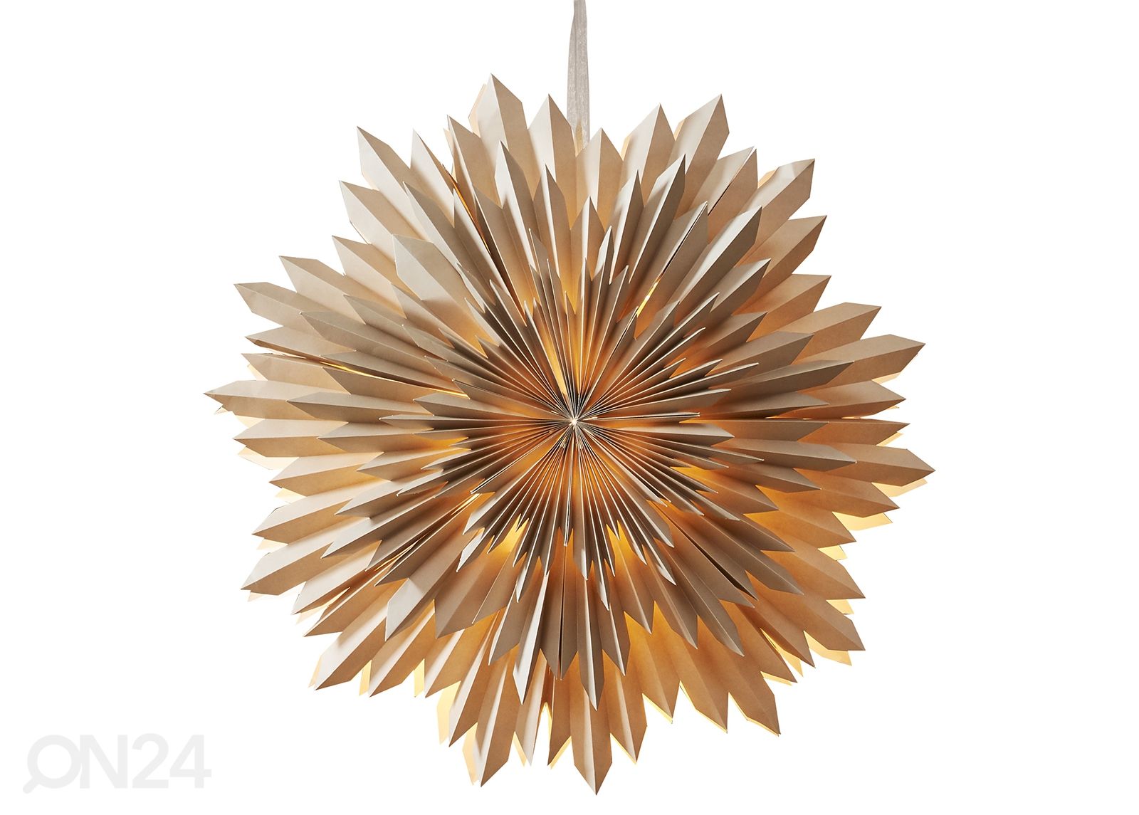Paperitähti ce 50 cm, beige kuvasuurennos