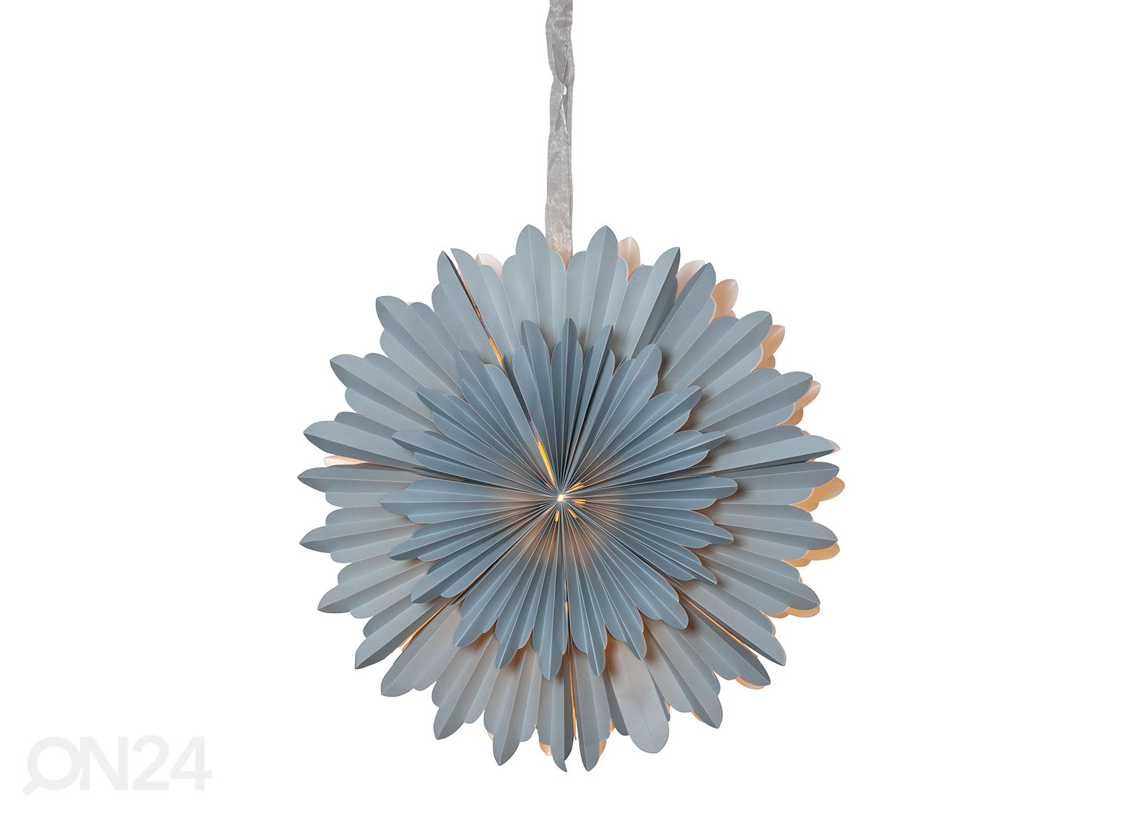 Paperitähti Crystal 50 cm, sininen kuvasuurennos