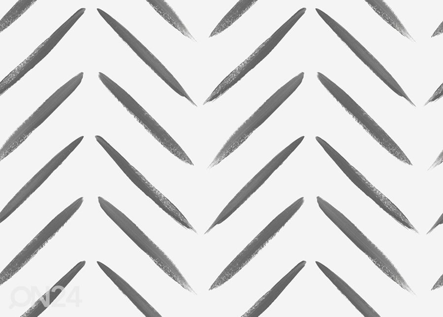 Paperitapetti Chevron Brush Marks kuvasuurennos