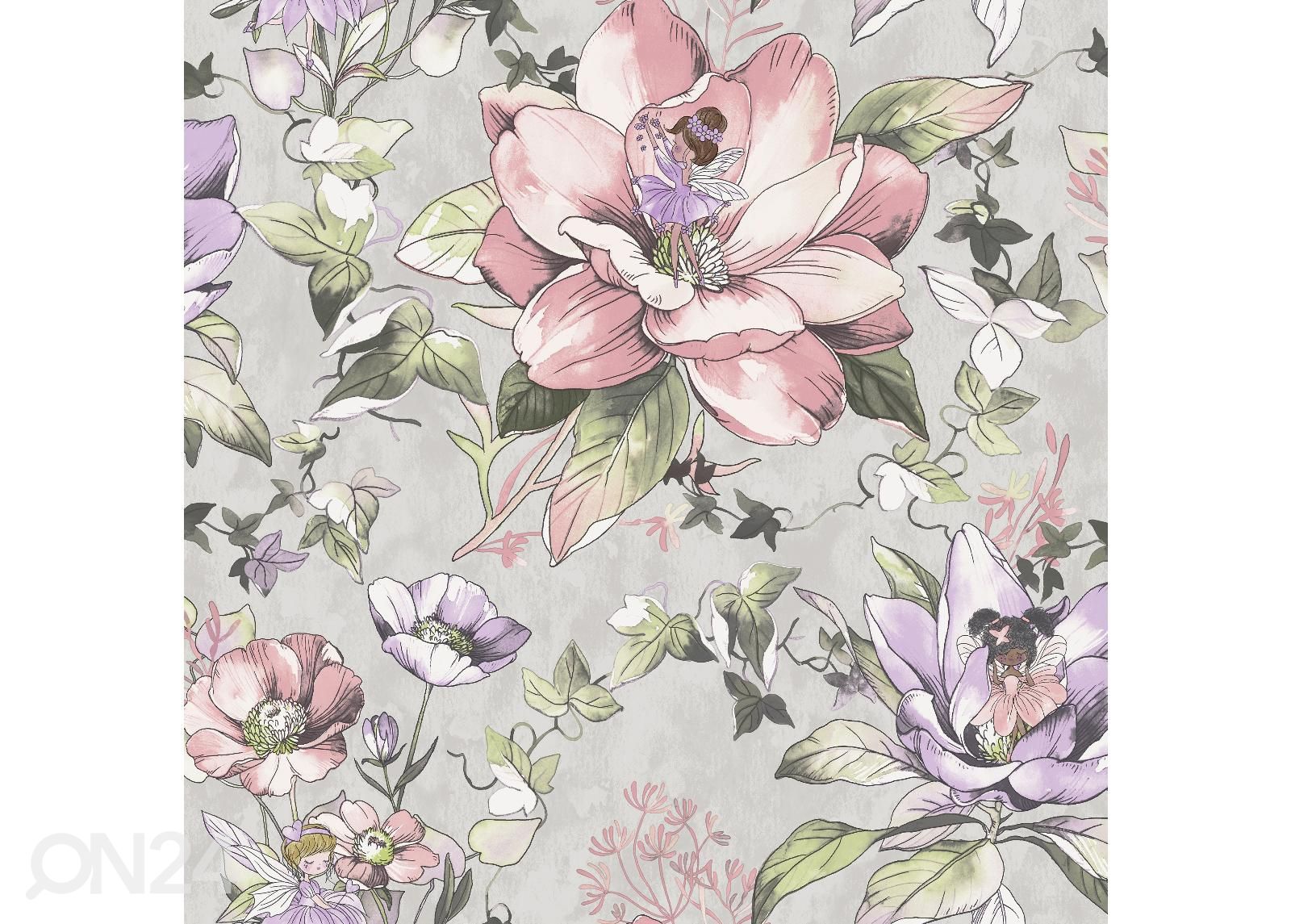 Paperitapetti Floral Fairies kuvasuurennos