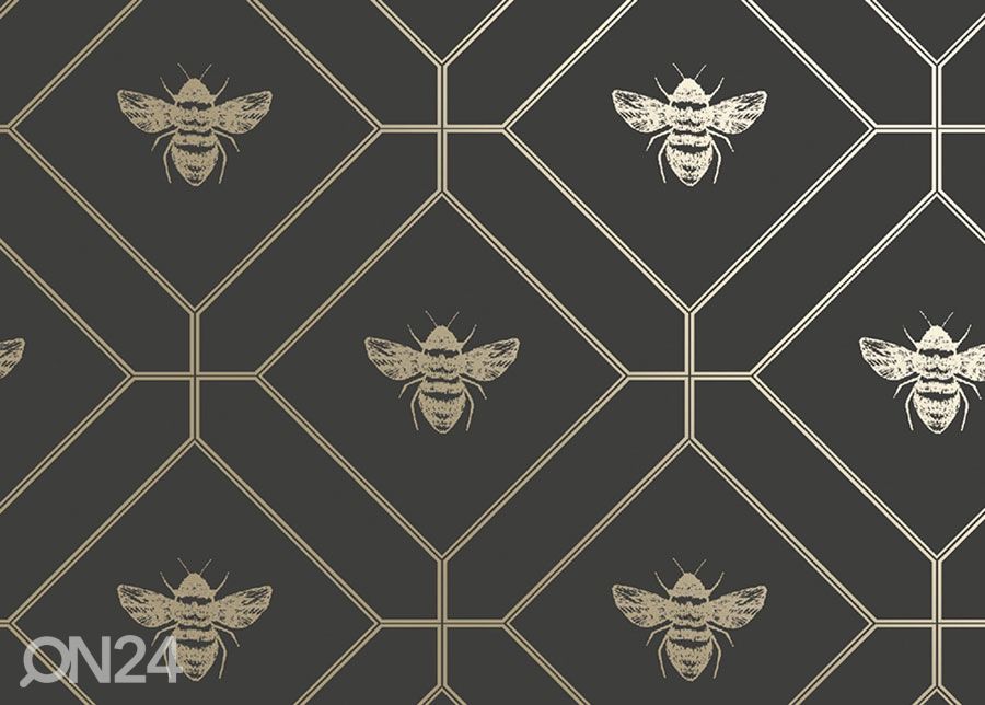 Paperitapetti Honeycomb Bee kuvasuurennos