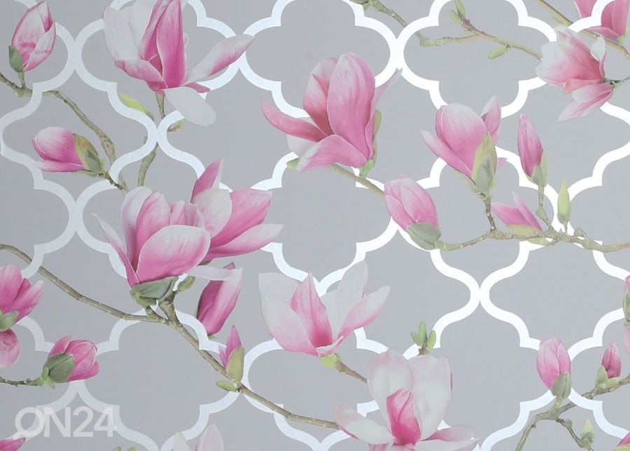 Paperitapetti Magnolia Trellis kuvasuurennos