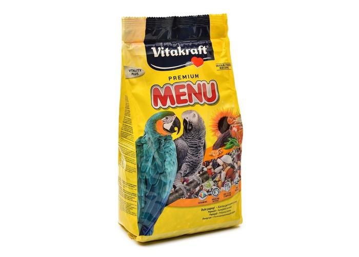Papukaijan täysravinto premium menu 1 kg kuvasuurennos