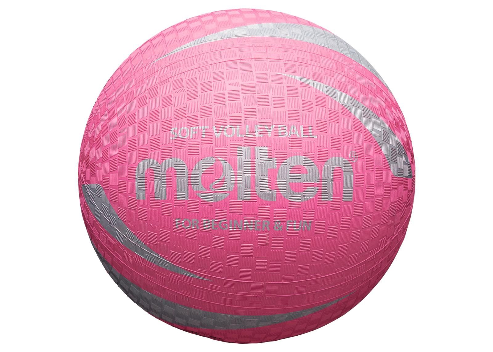 Pehmeä Softpallo s2v1250 p kumi pinkki / hopea Molten kuvasuurennos