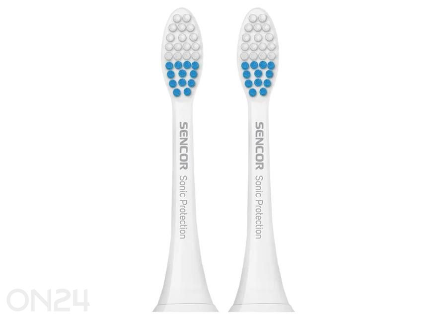 Pehmeät hammasharjan varaharjat Sencor SOX017 kuvasuurennos