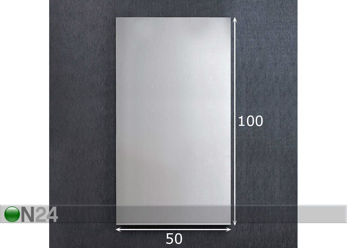 Peili Active 50x100 cm kuvasuurennos mitat