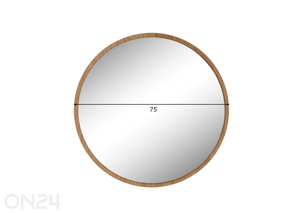 Peili Agra Ø 75 cm kuvasuurennos mitat