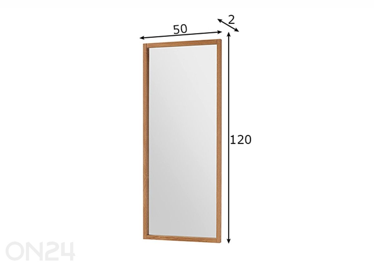 Peili Alwar kuvasuurennos mitat