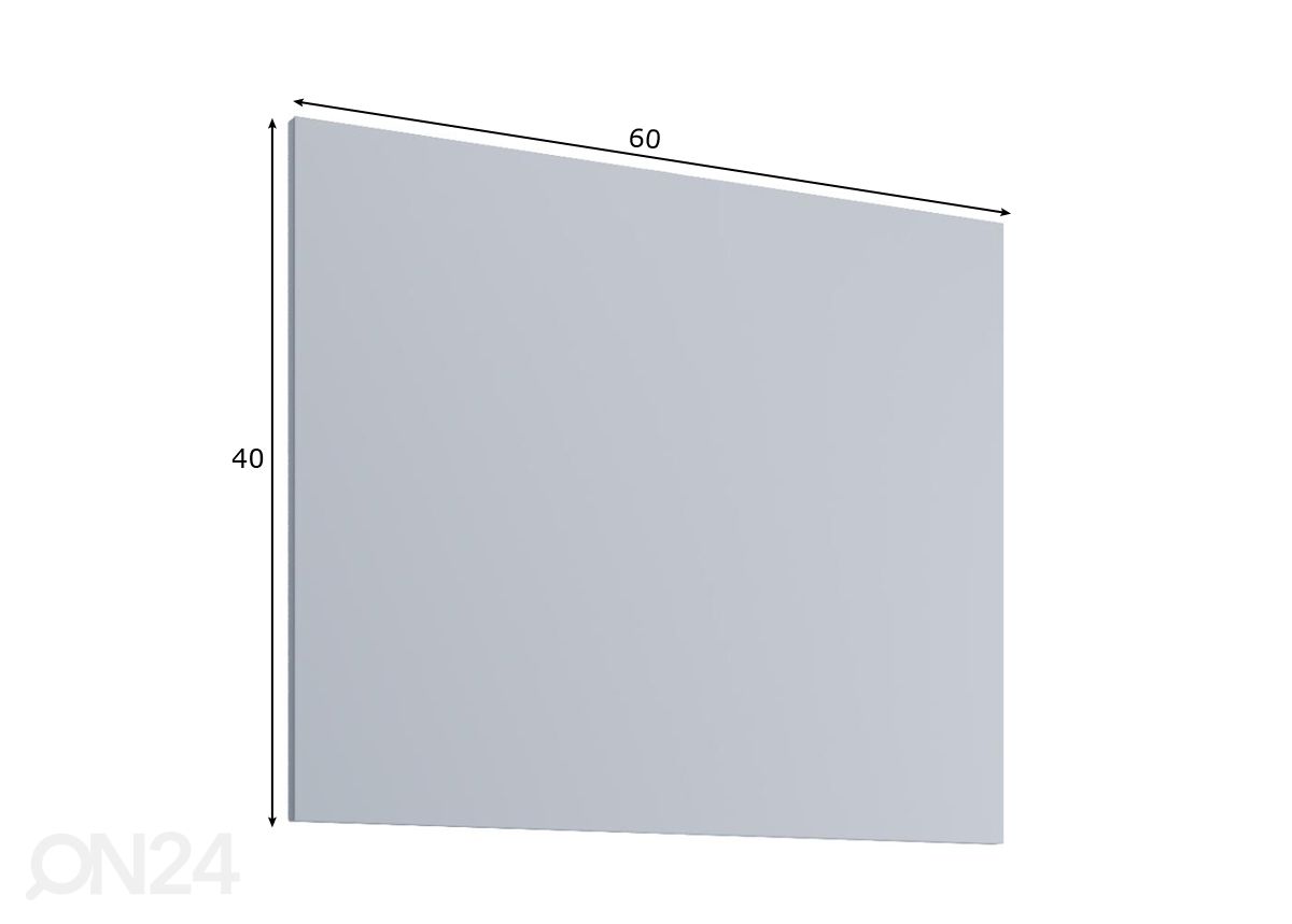Peili Badinos 60 cm kuvasuurennos mitat
