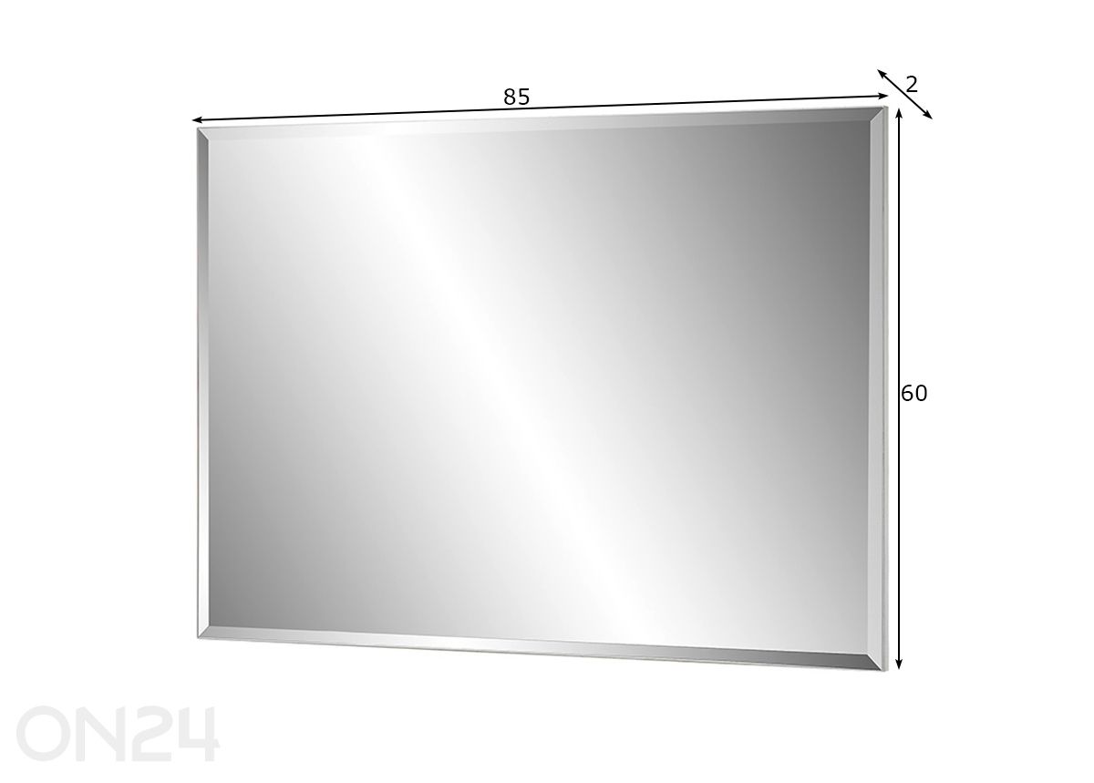 Peili Cervo kuvasuurennos mitat