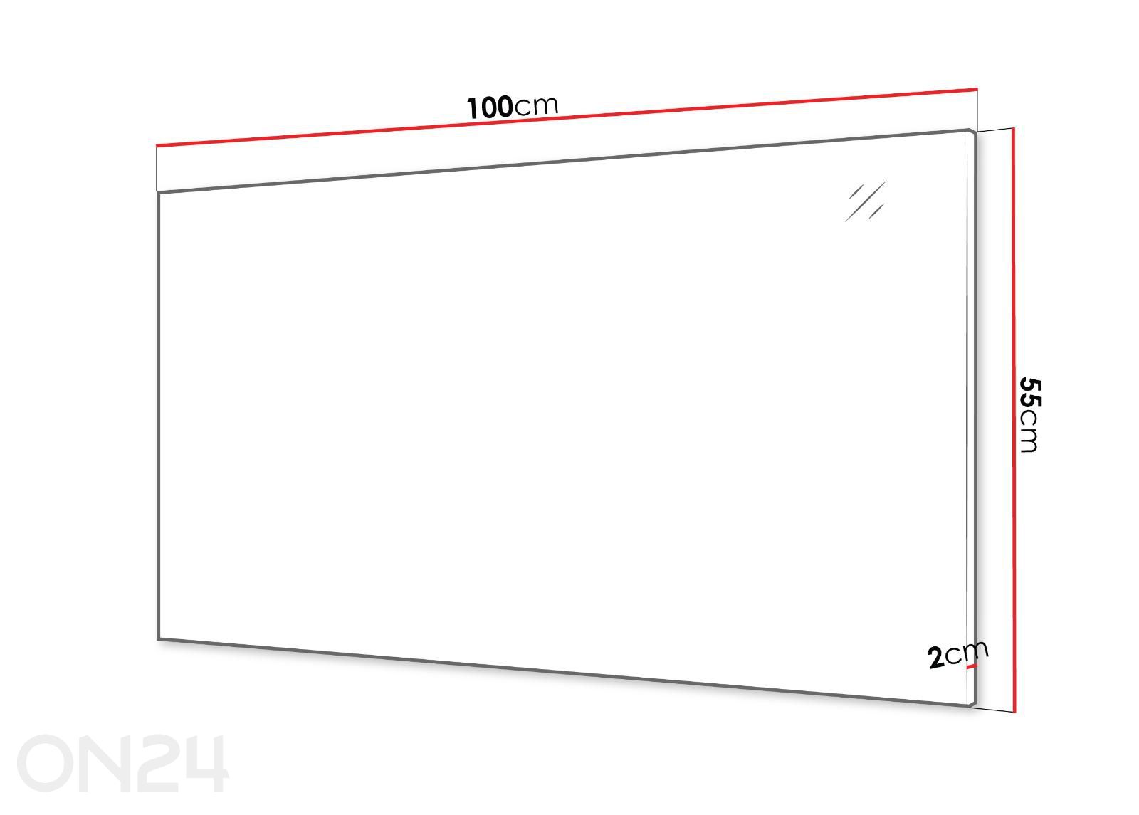Peili Gesita kuvasuurennos mitat