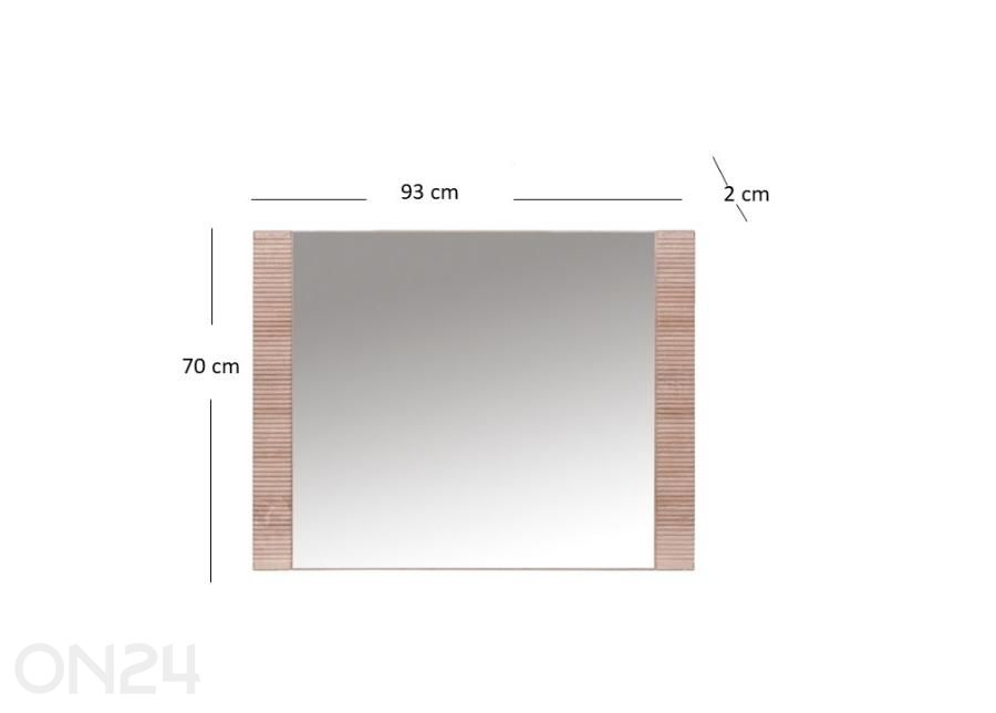 Peili Gress kuvasuurennos mitat