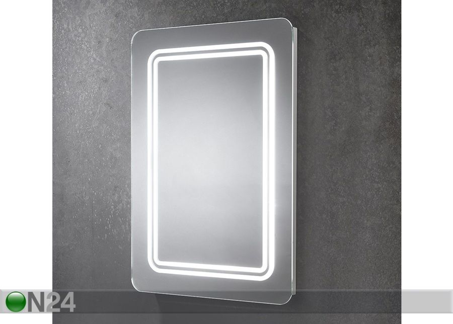 Peili LED-valaistuksella Shannon 70x50 cm kuvasuurennos