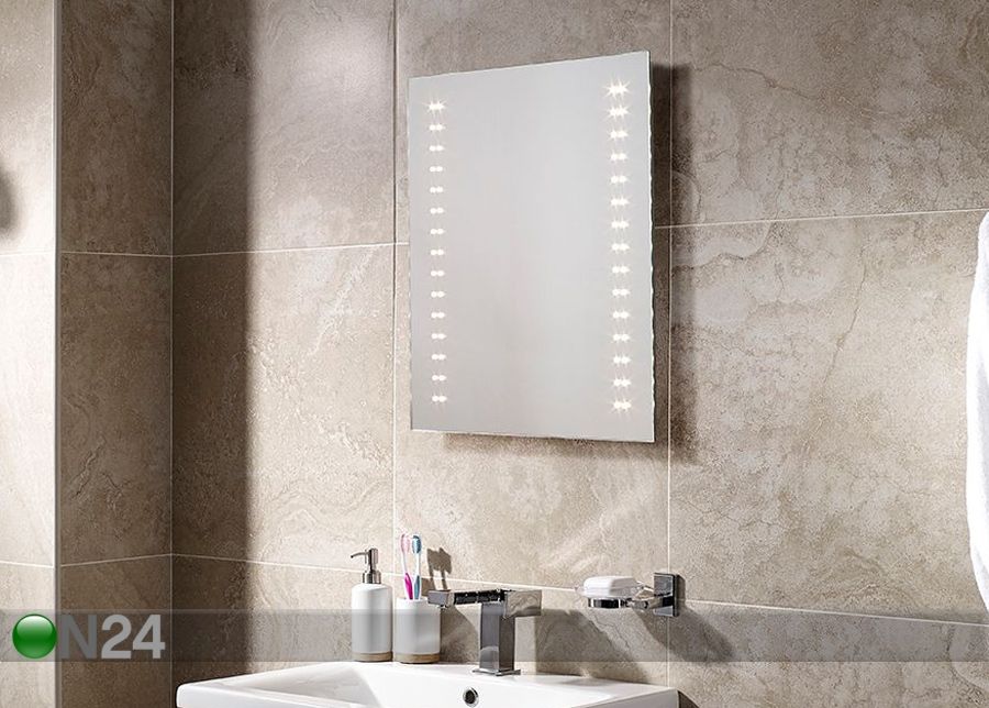Peili LED valaistuksella Skye 60x50 cm kuvasuurennos
