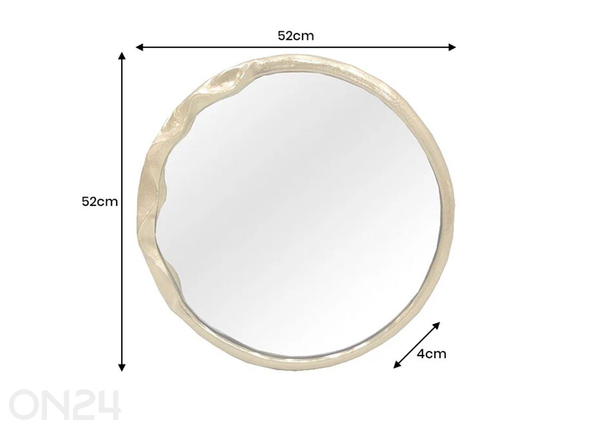 Peili Portrait Ø 55 cm kuvasuurennos mitat