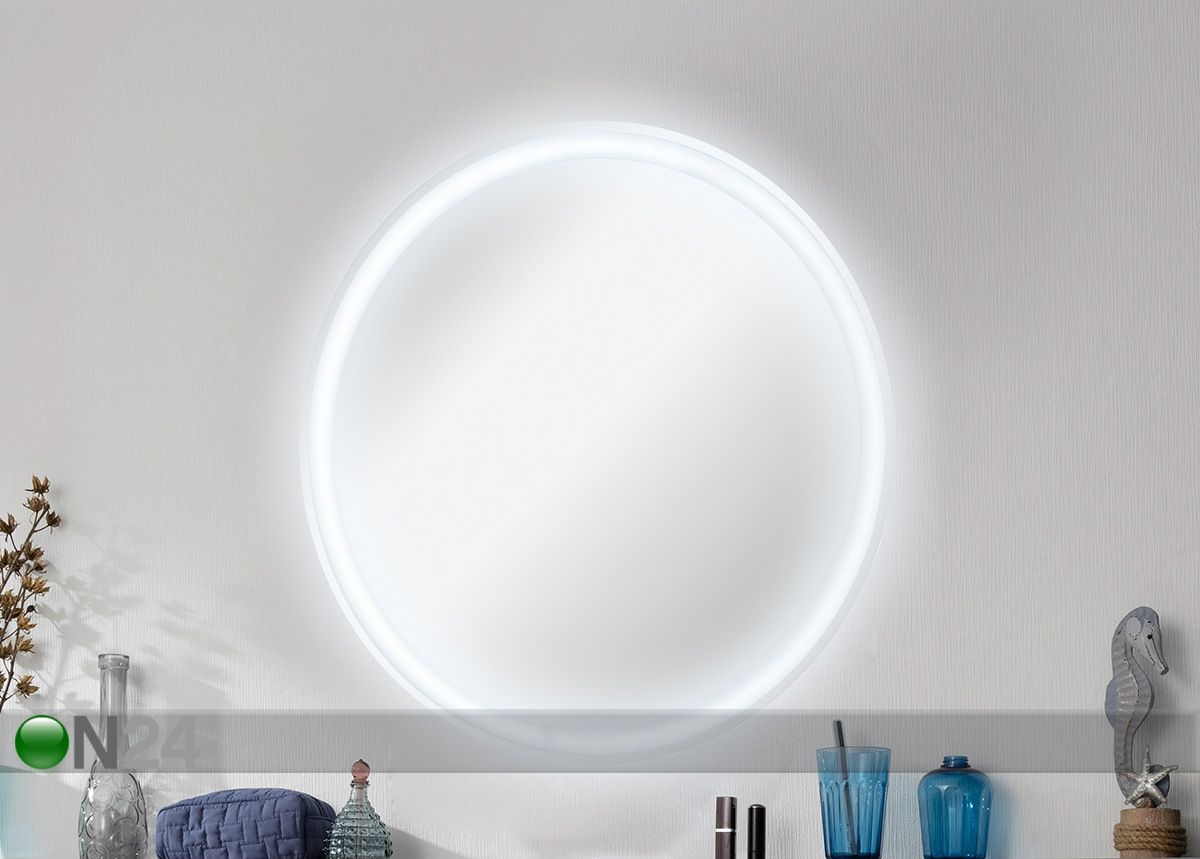 Peili valaistuksella Lima Ø 60 cm kuvasuurennos