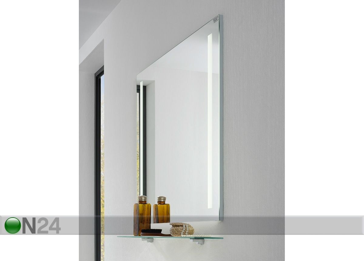 Peili valaistuksella Lima 60x75 cm kuvasuurennos