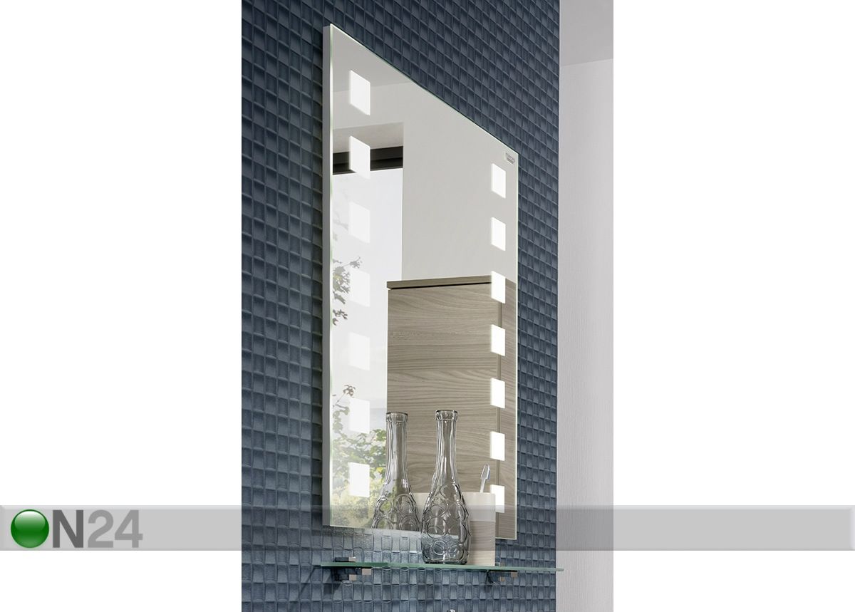 Peili valaistuksella Lima 80x75 cm kuvasuurennos