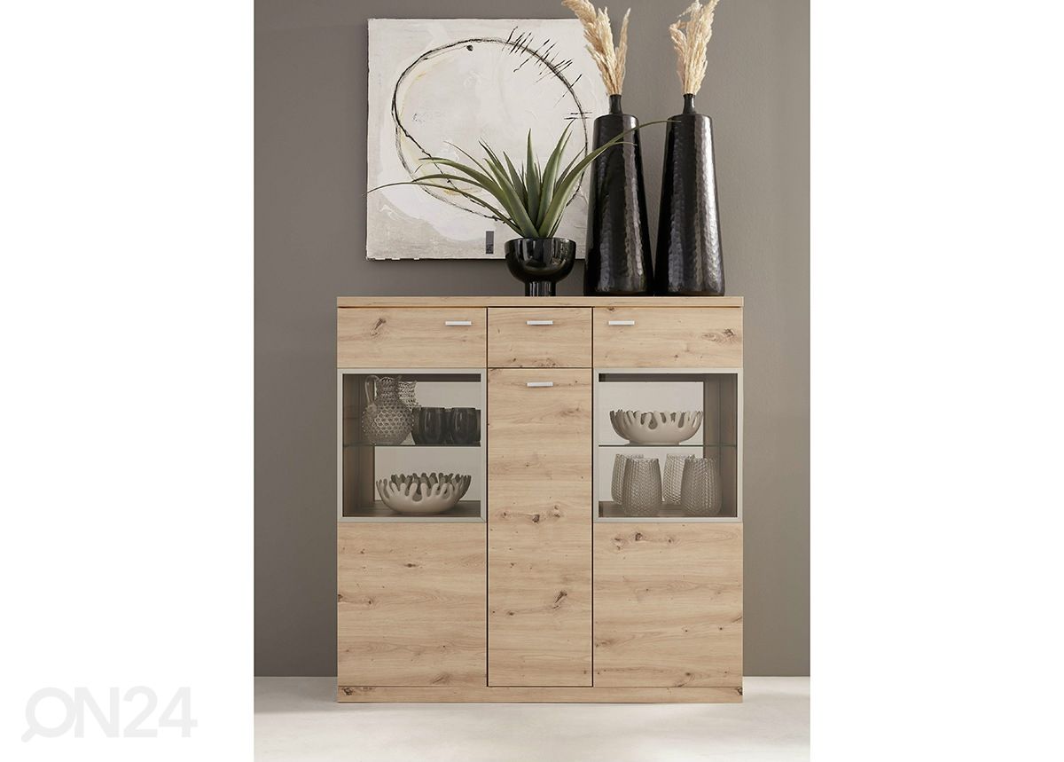 Peili vitriinikaappi Echo 862 kuvasuurennos mitat