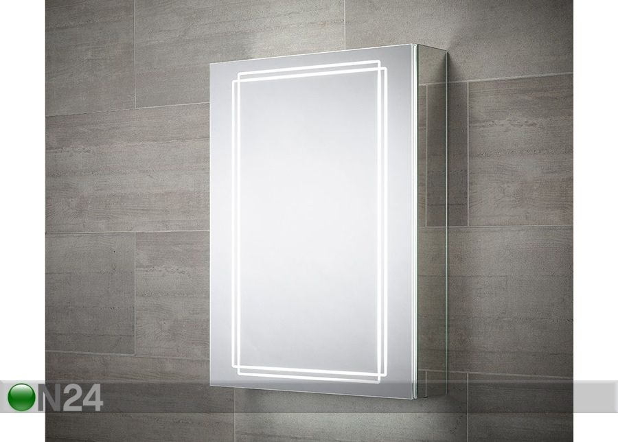 Peilikaappi LED-valaistuksella Harlow 70x50 cm kuvasuurennos
