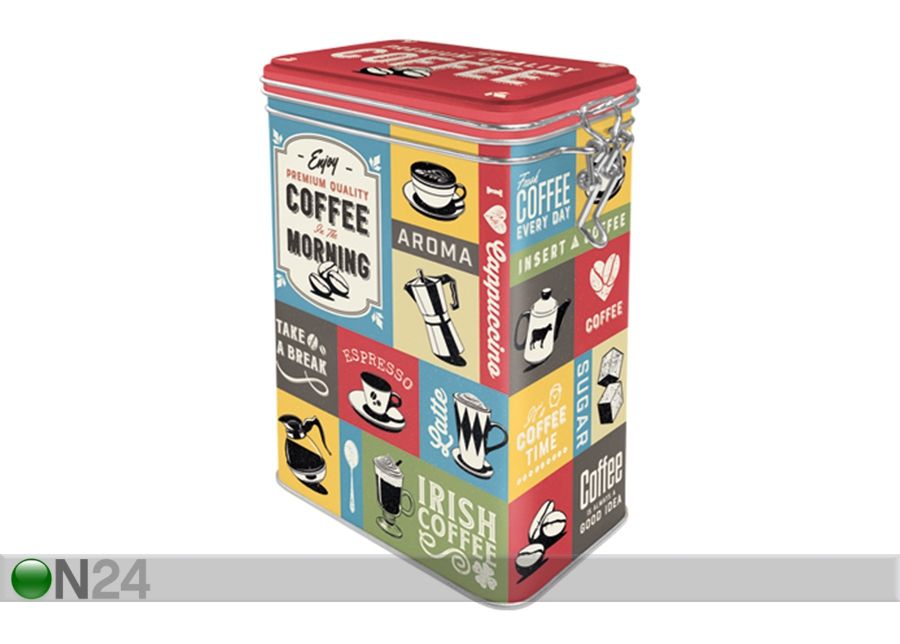 Peltipurkki COFFEE COLLAGE 1,3 L kuvasuurennos