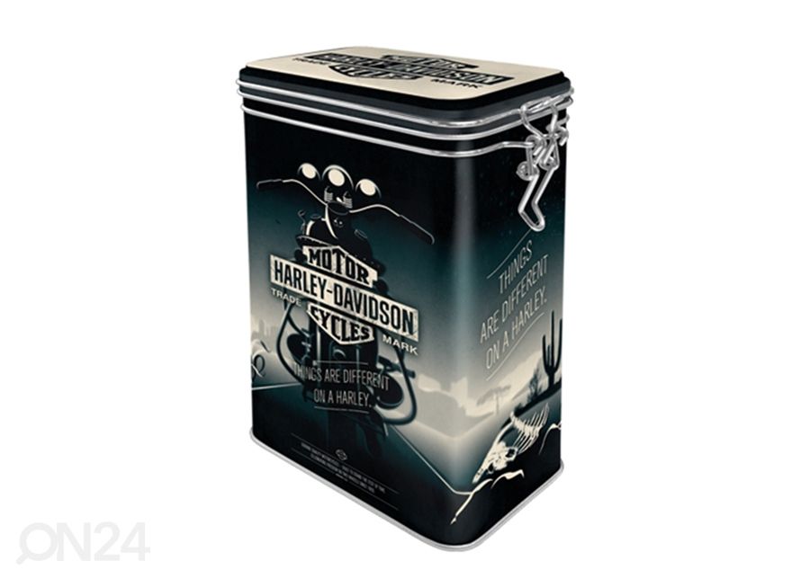 Peltipurkki Harley-Davidson Things are different... 1,3 L kuvasuurennos
