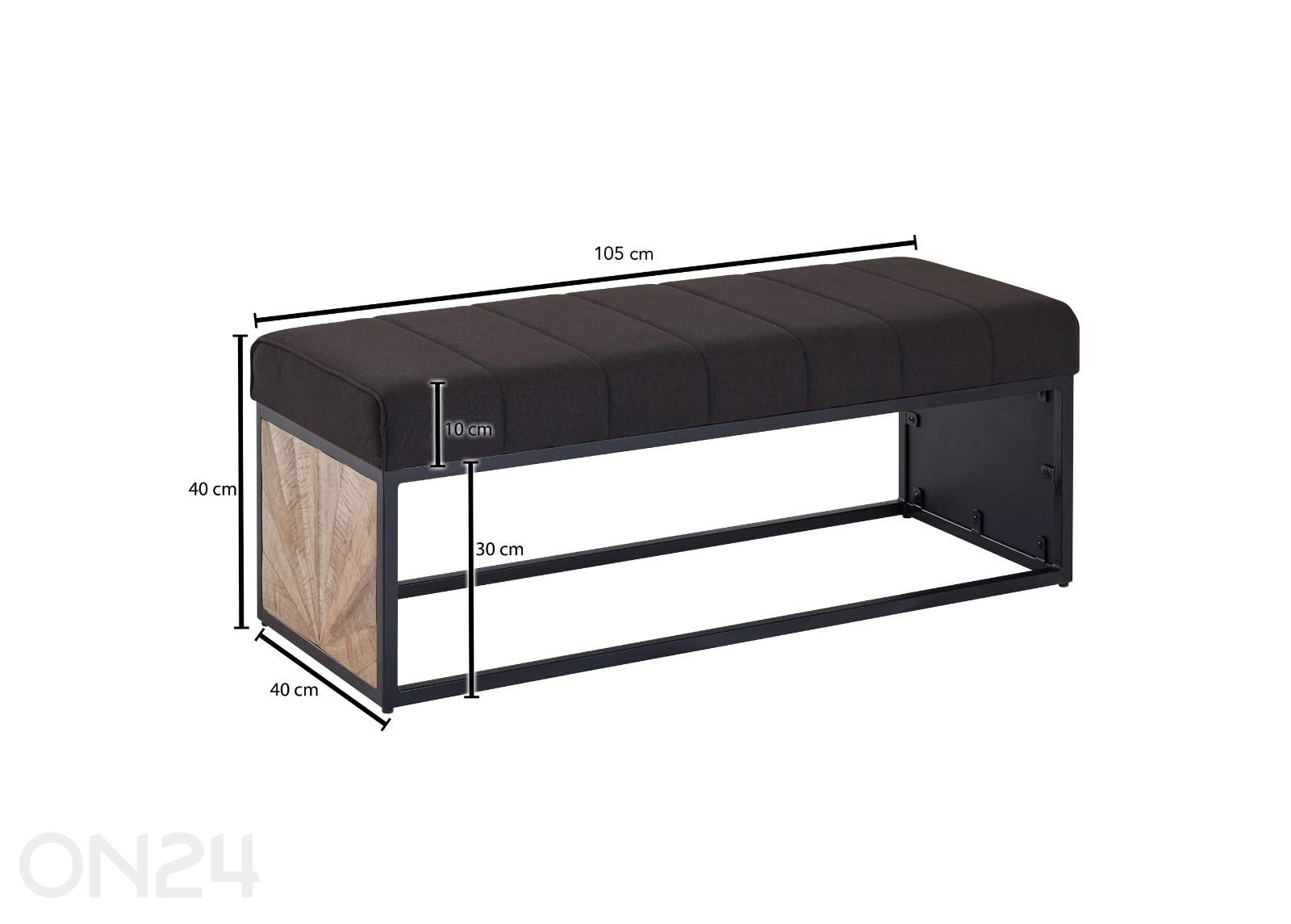 Penkki 105 cm kuvasuurennos mitat