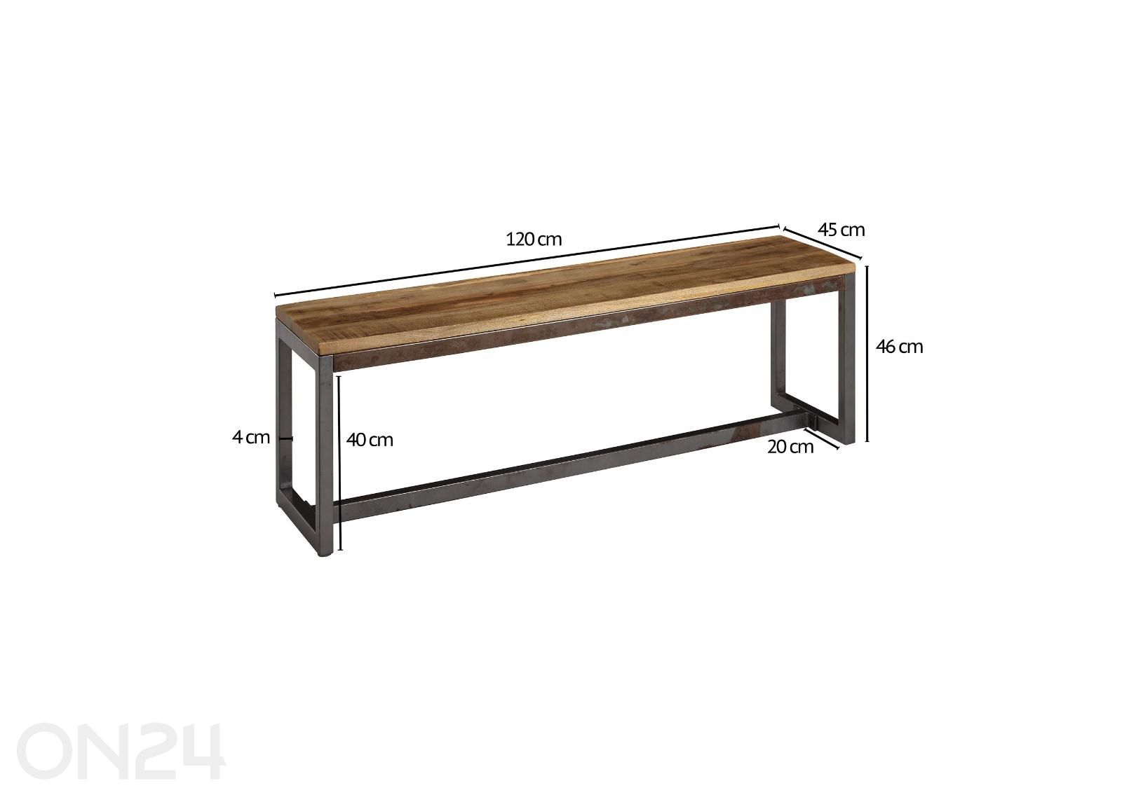 Penkki 45x120 cm kuvasuurennos mitat