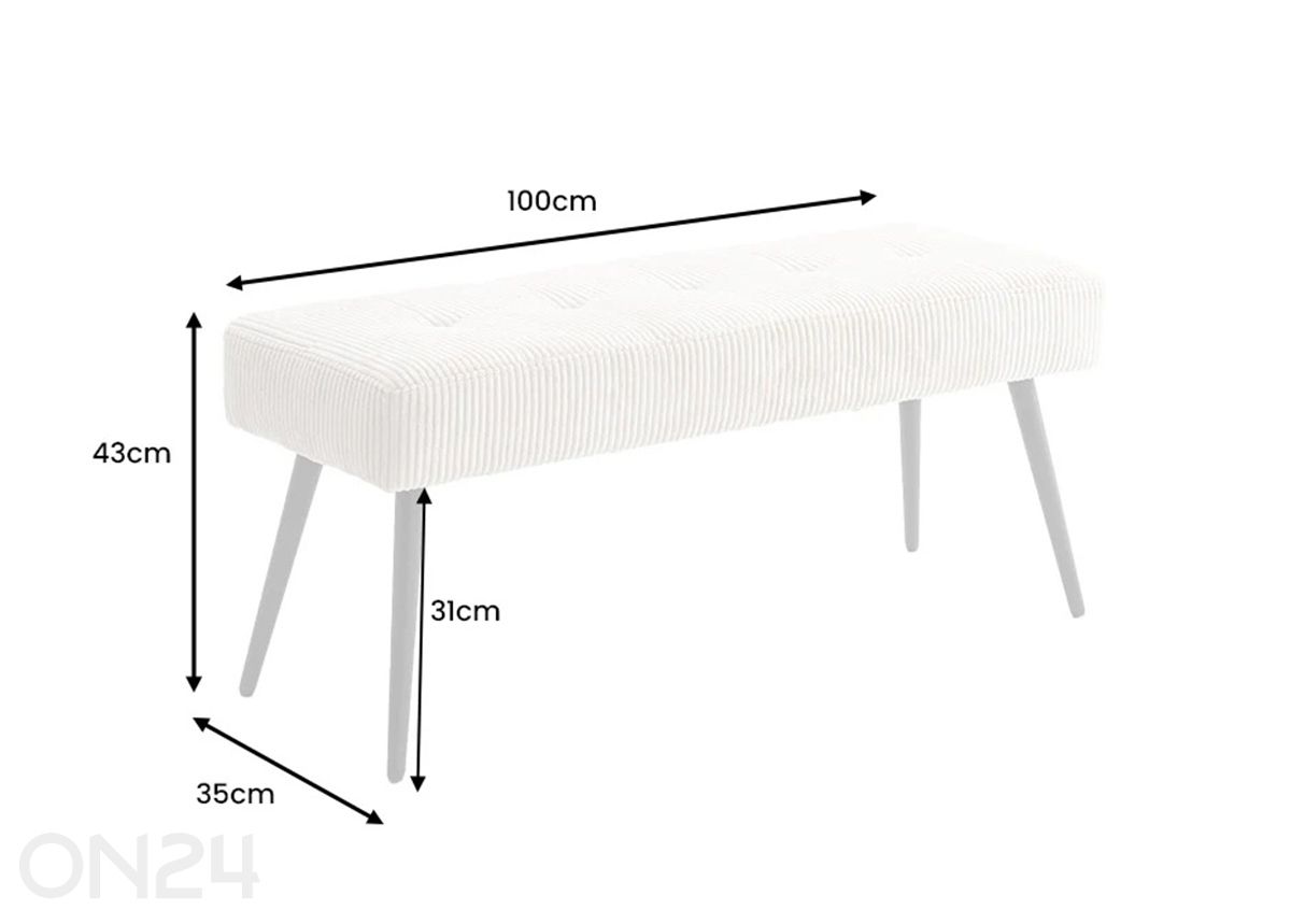Penkki Boutique 100 cm kuvasuurennos mitat