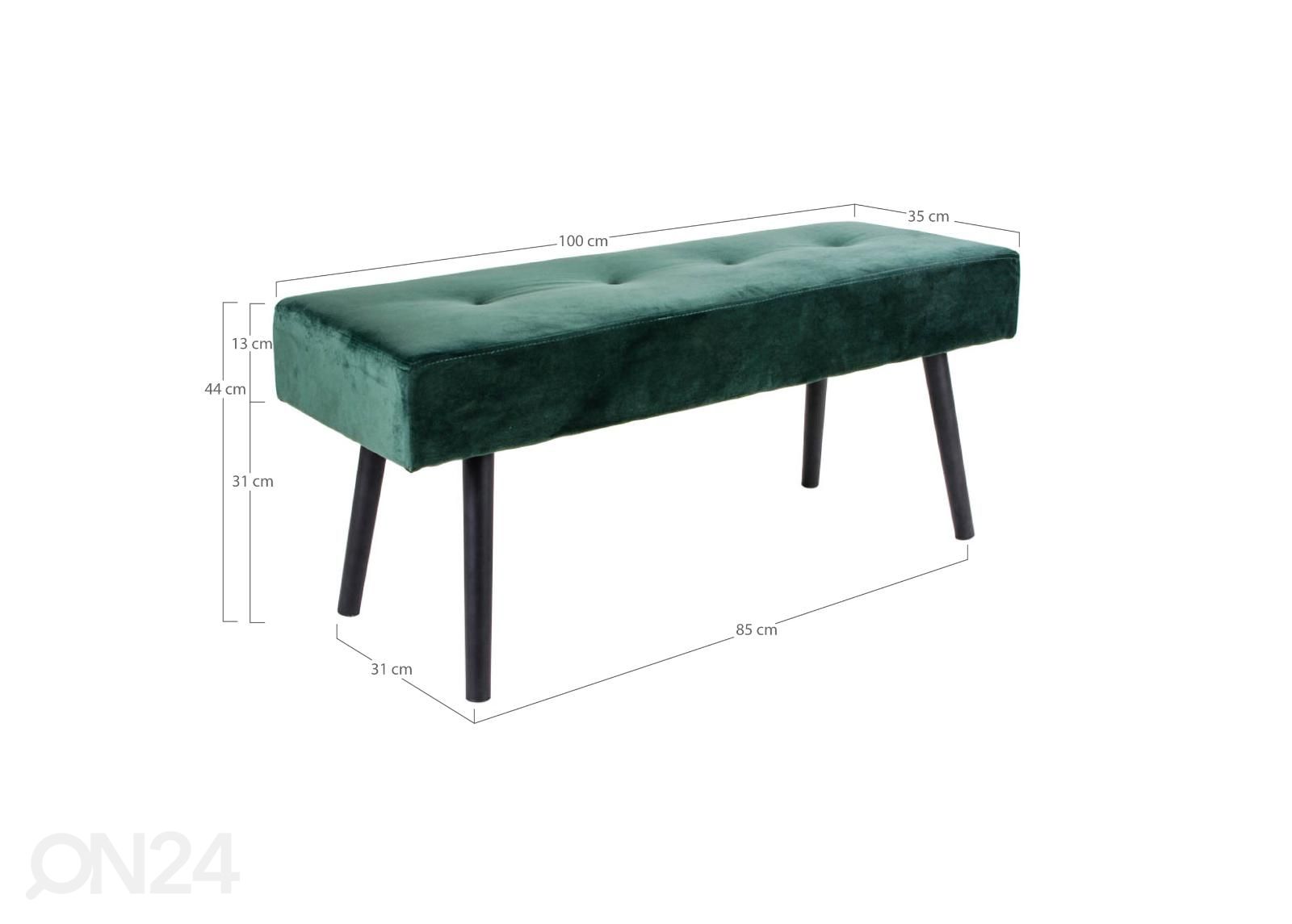 Penkki Poznan 100 cm kuvasuurennos mitat