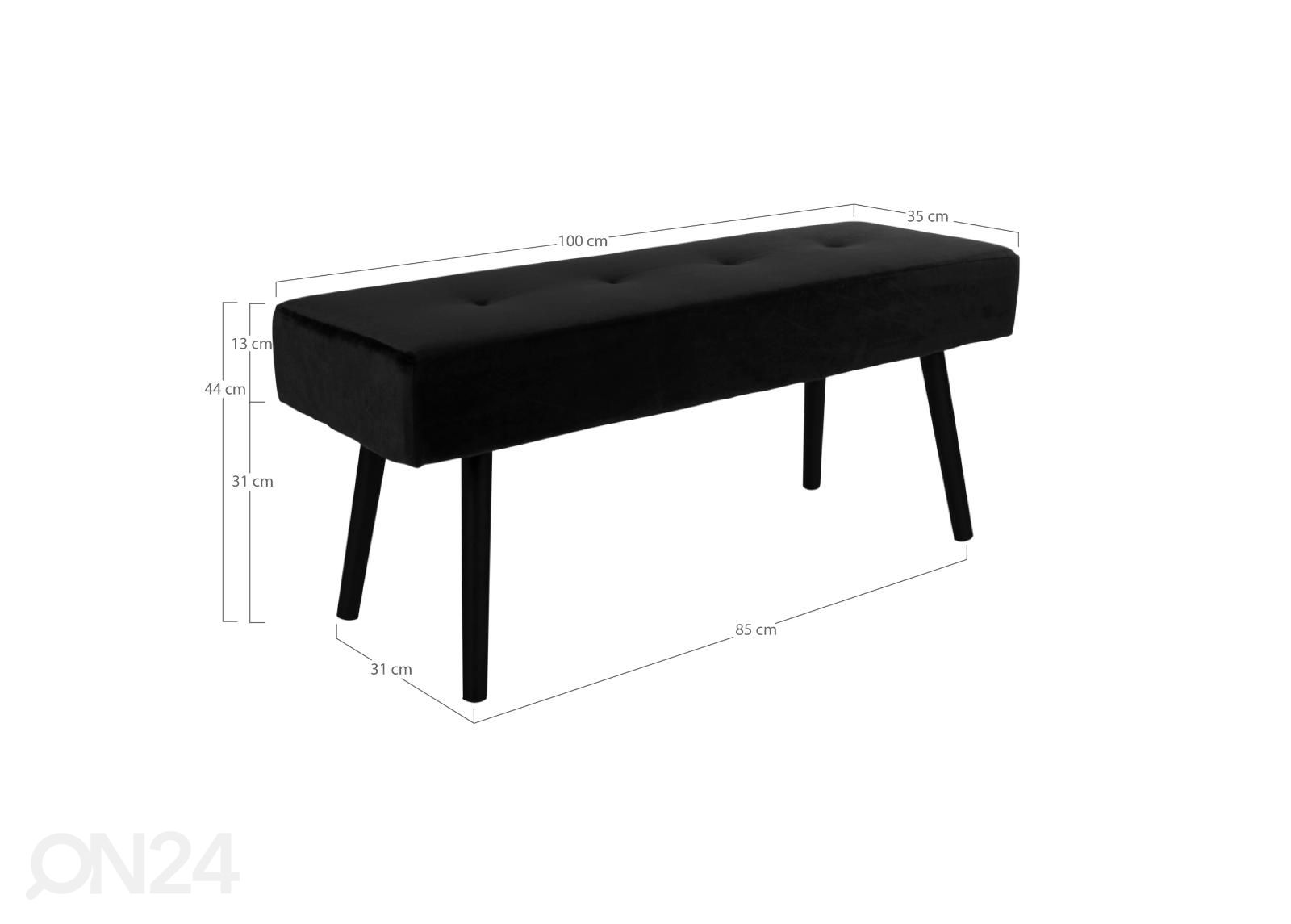 Penkki Poznan 100 cm kuvasuurennos mitat