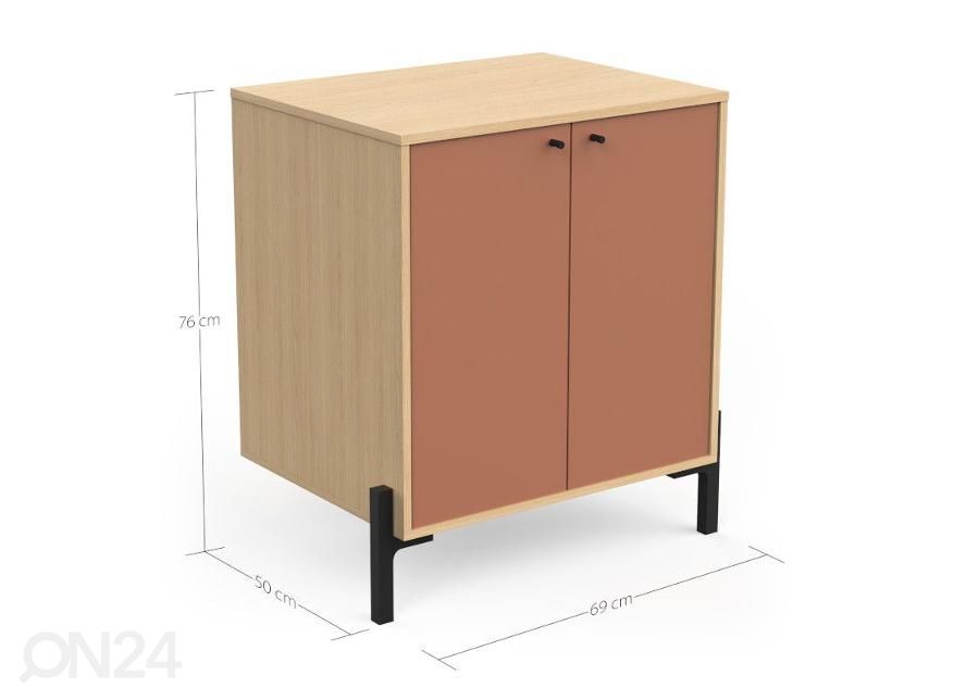 Pesuallaskaappi Elisa 2u kuvasuurennos mitat