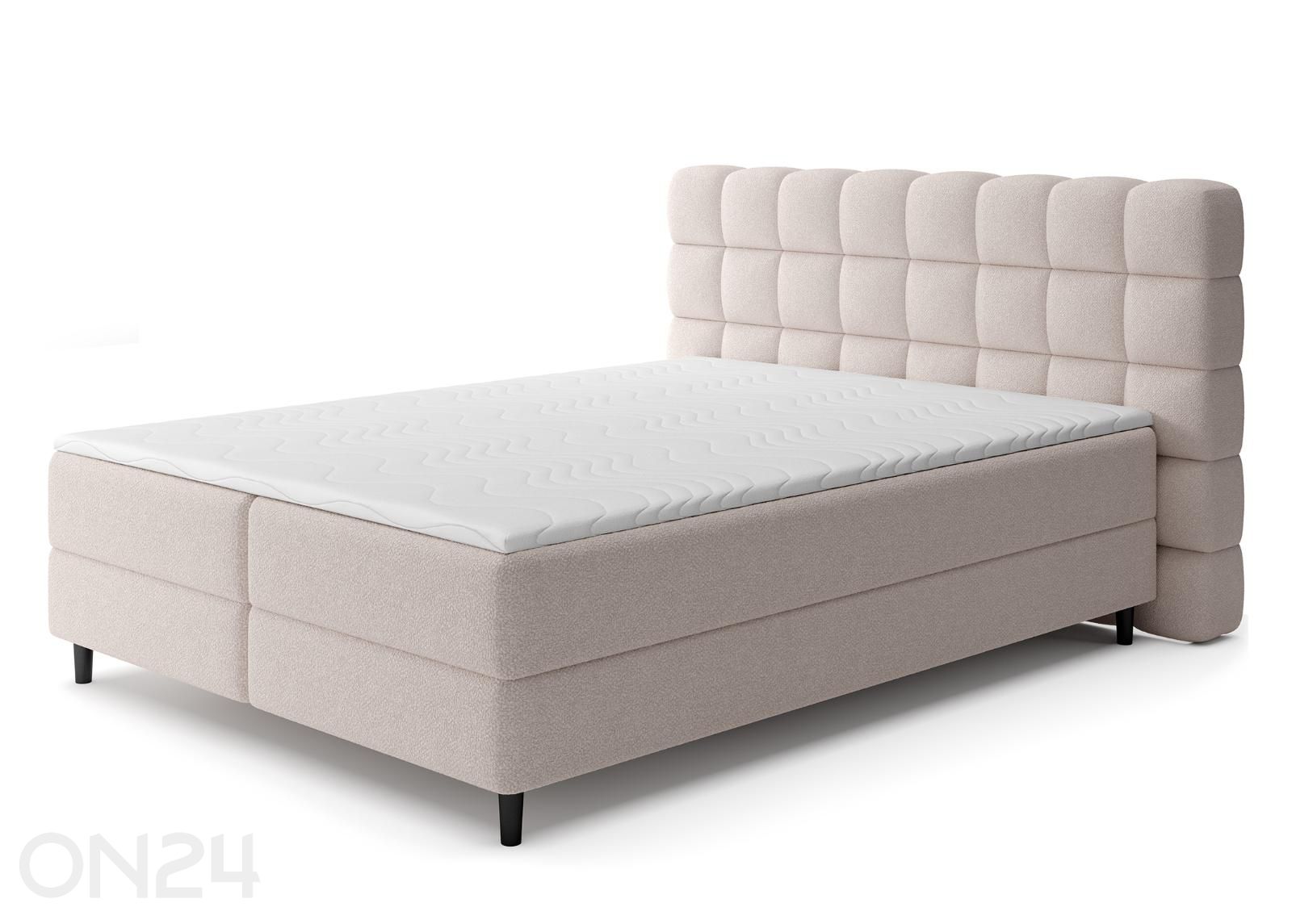 Pesukastilla varustettu kontinenttityyppinen sänky Camma 140x200 cm kuvasuurennos