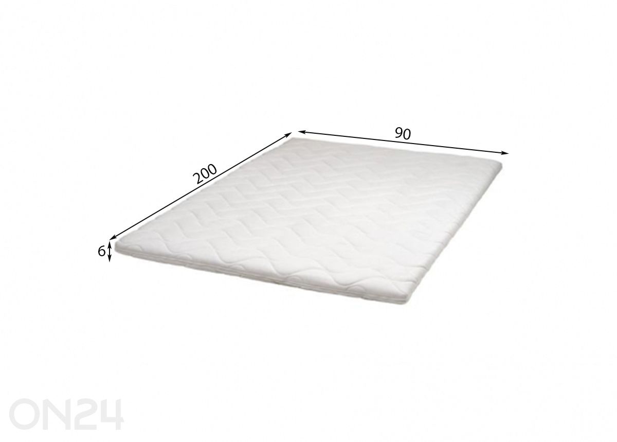Petauspatja Wendre Soft 90x200 cm kuvasuurennos mitat