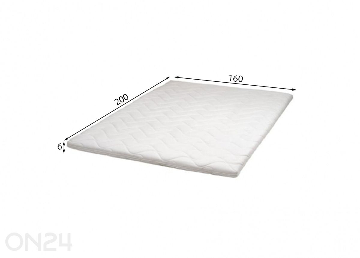 Petauspatja Wendre Visco 160x200 cm kuvasuurennos mitat