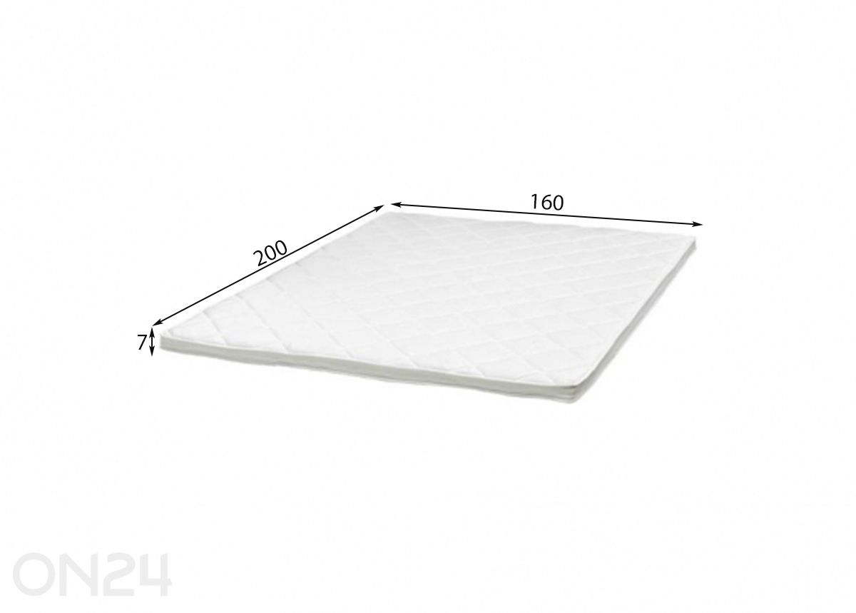 Petauspatja Wendre Warm/Freeze 160x200 cm kuvasuurennos mitat