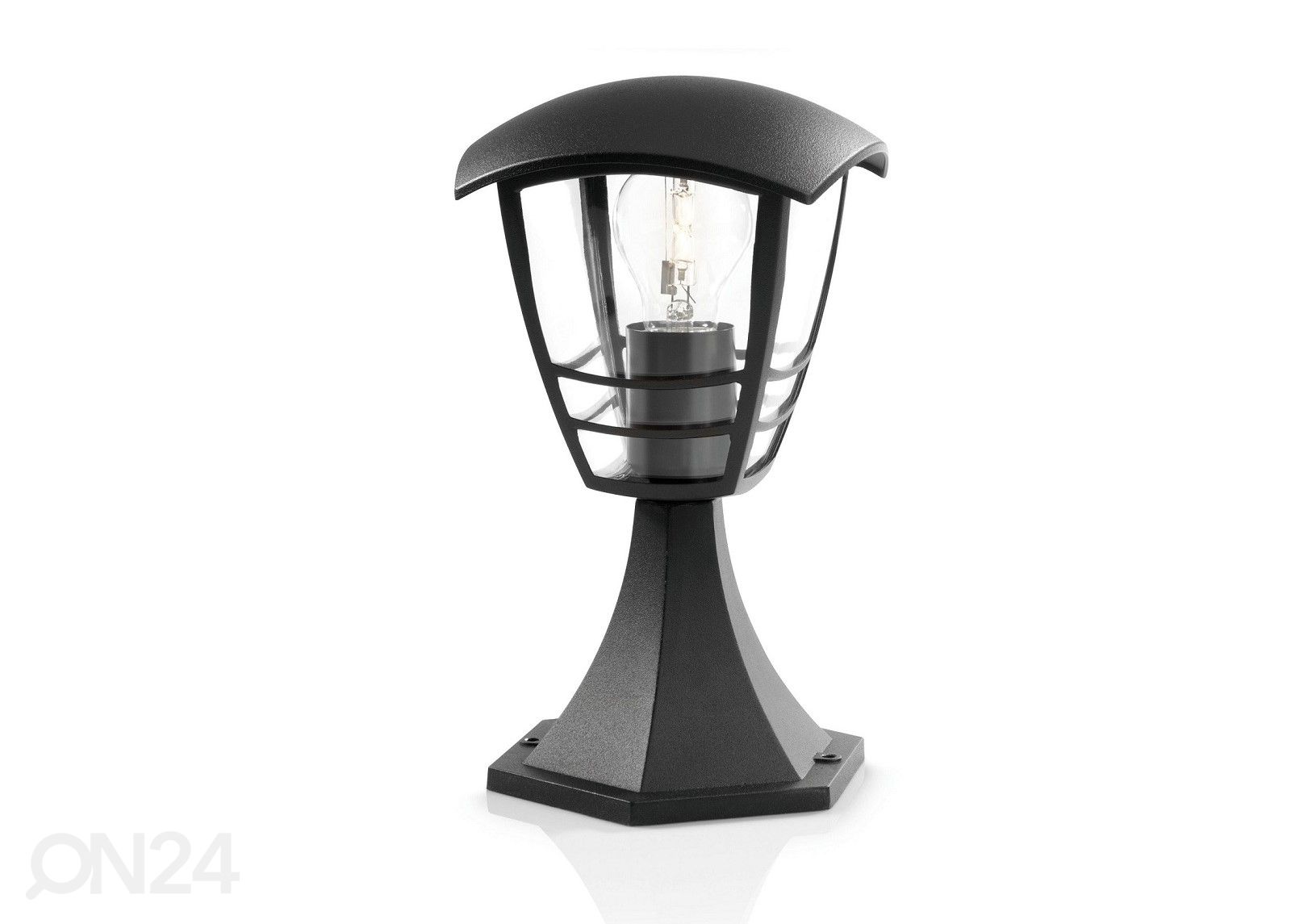 Philips Creek pylväsvalaisin E27 musta kuvasuurennos