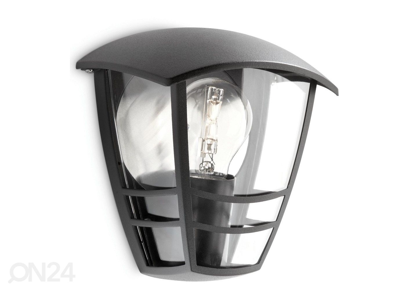 Philips Creek seinävalaisin E27 musta kuvasuurennos