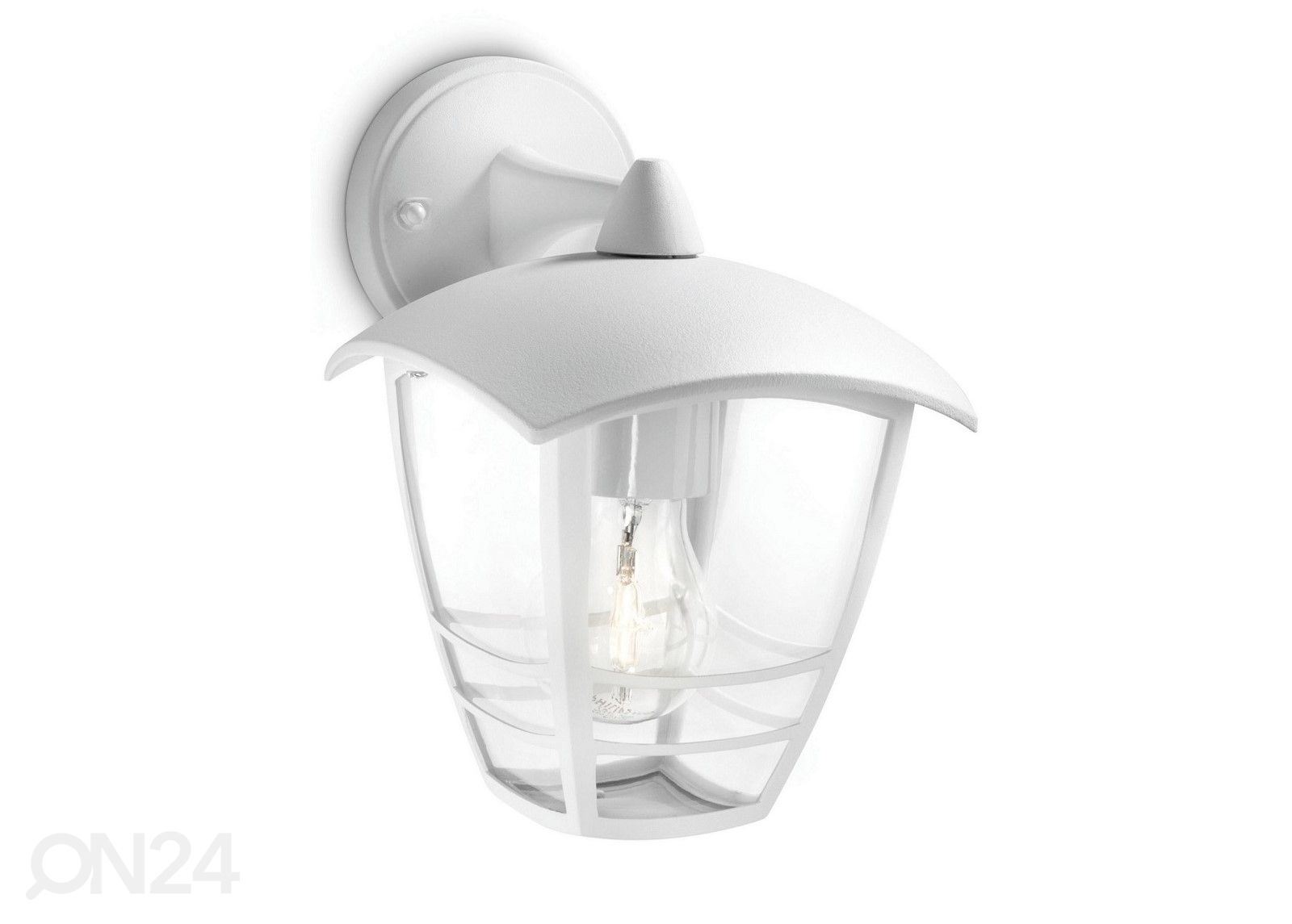 Philips Creek seinävalaisin E27 valkoinen kuvasuurennos