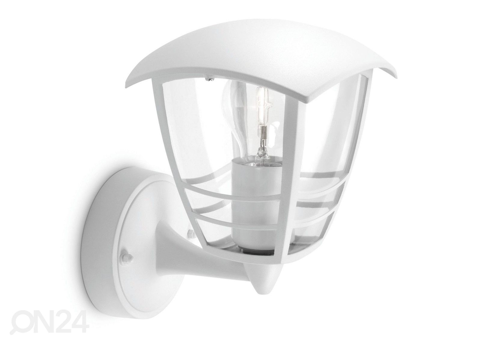 Philips Creek seinävalaisin E27 valkoinen kuvasuurennos